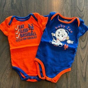 24 month Mets baseball onesies & 12 month sweatsuit
